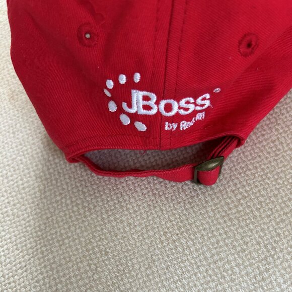 Red Hat Baseball Cap Hat with RedHat Linux Logo - Picture 7 of 15